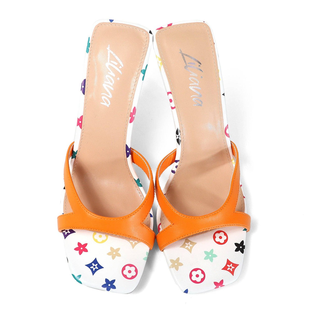 Tangerine Sparkle Heel