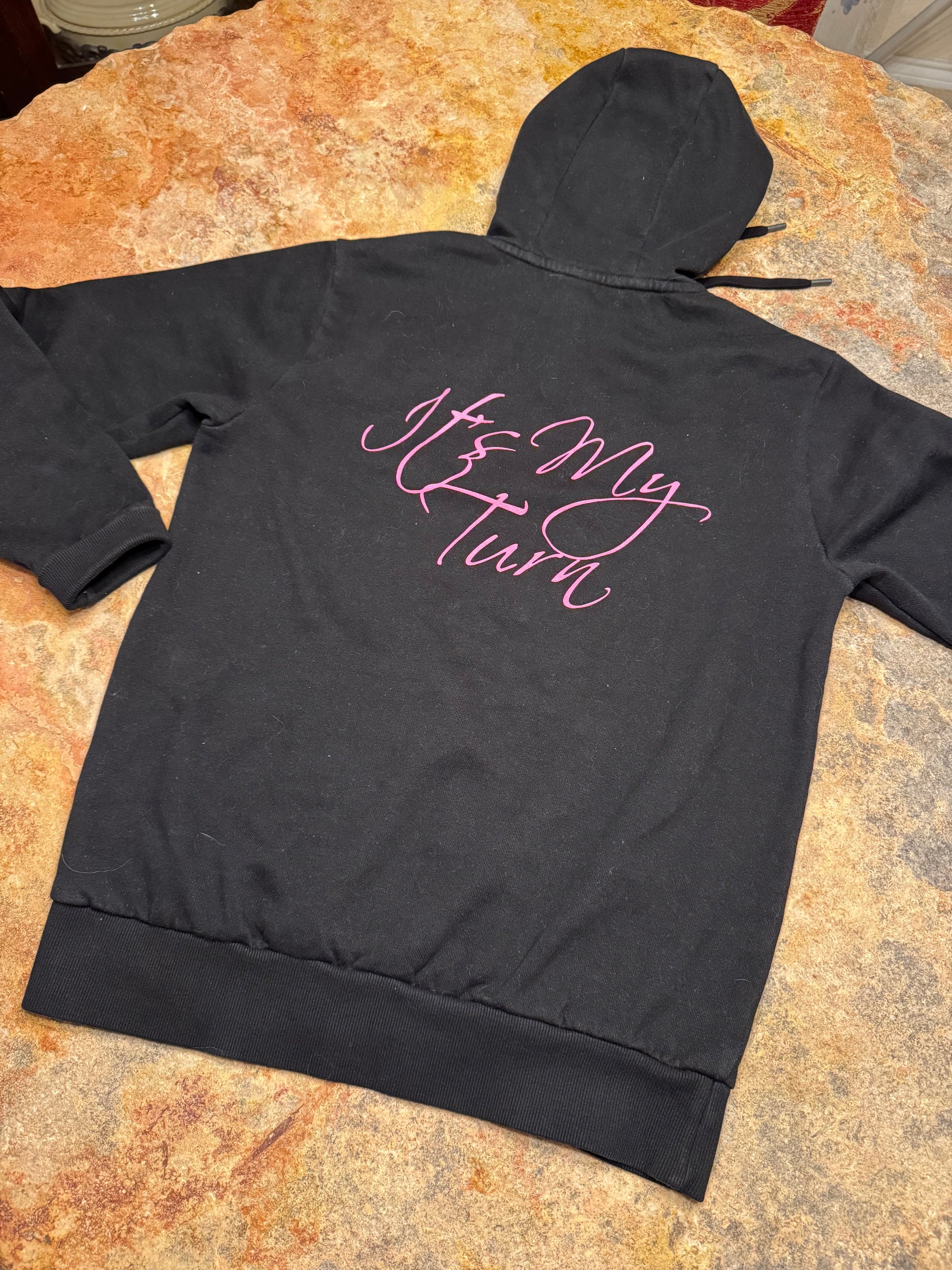 Black "It's My Turn" Hoody image 1