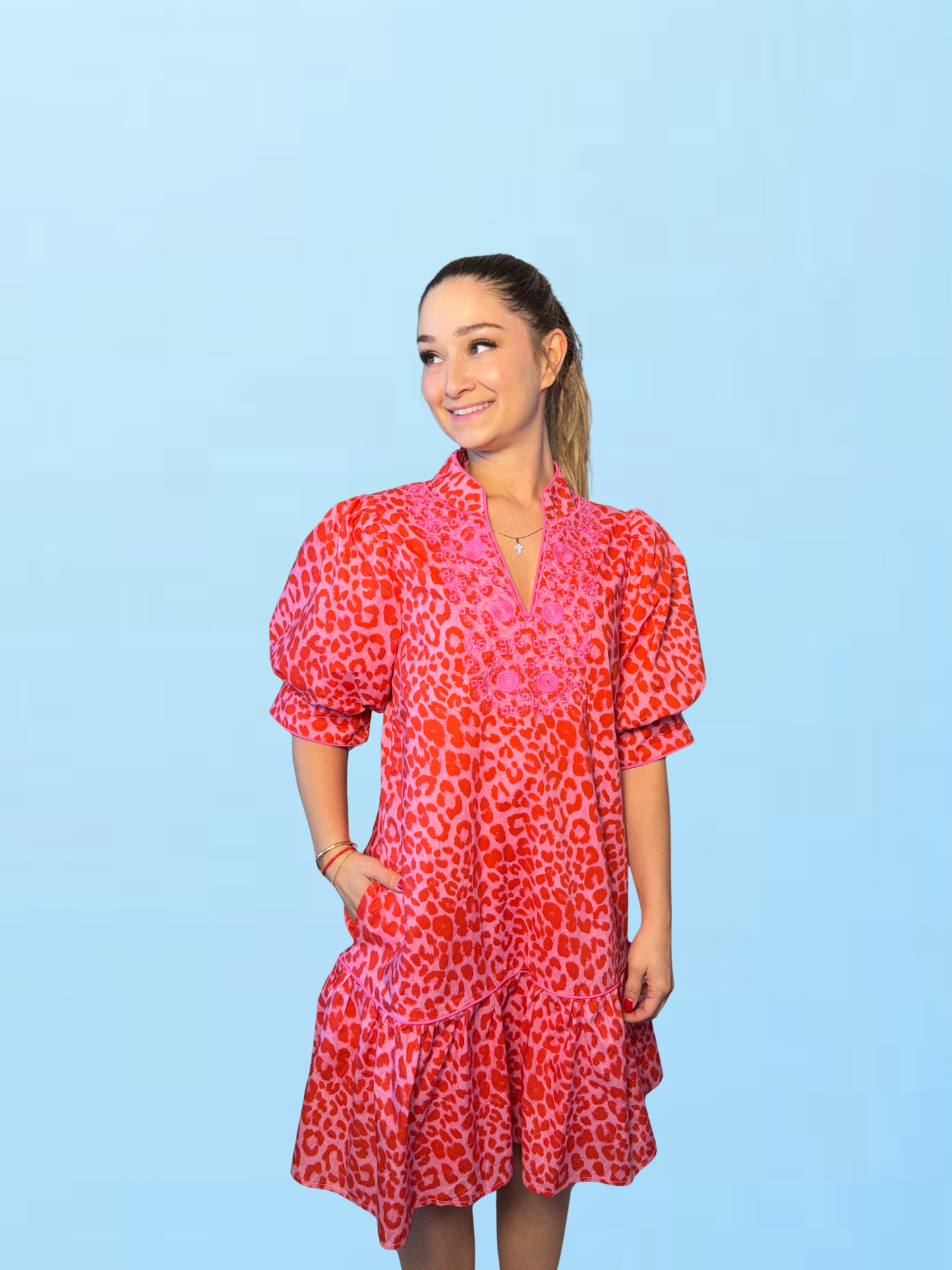 Summer Nights Leopard Dress