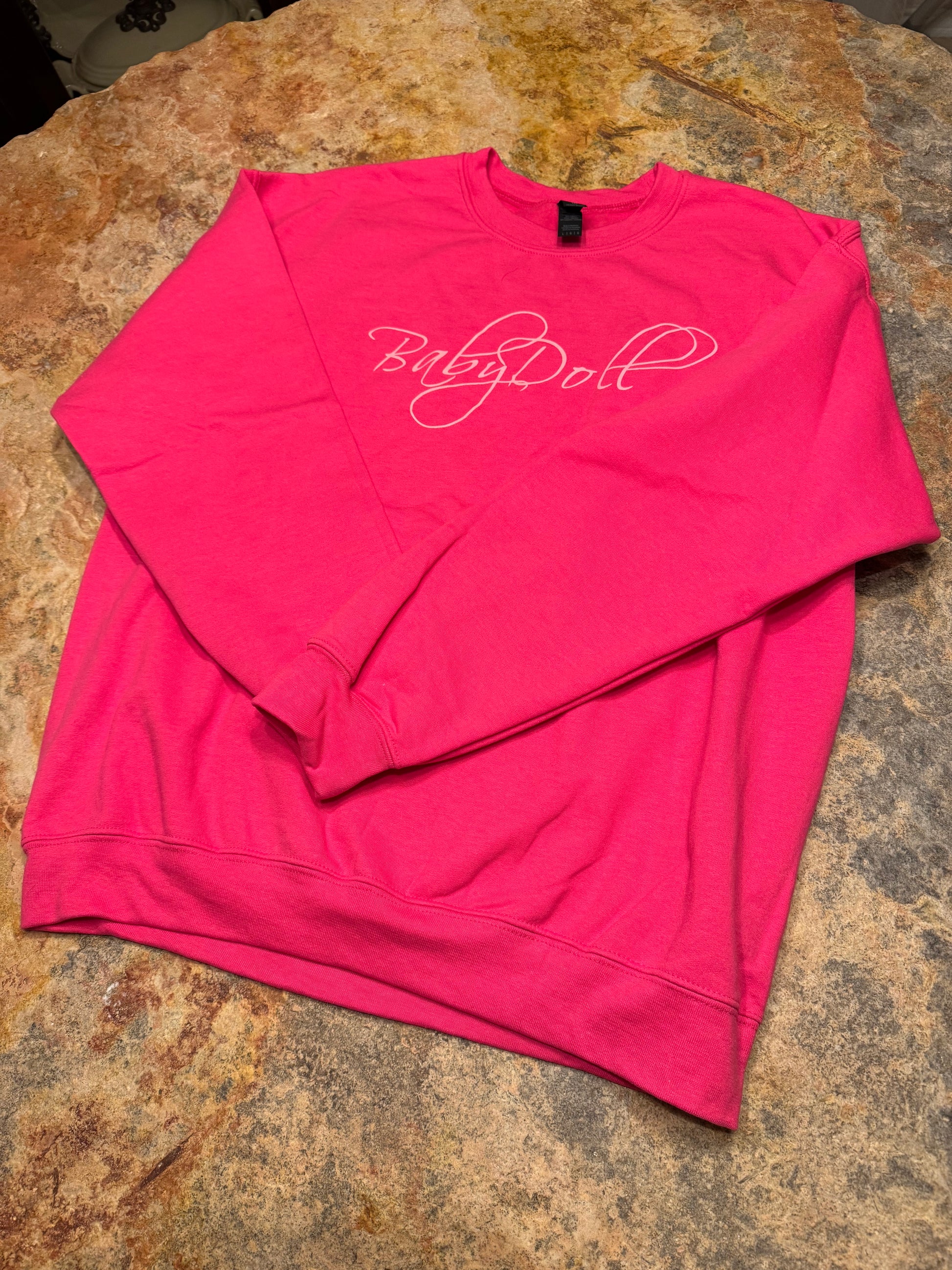 Hot Pink "It's My Turn" Sweater image 0
