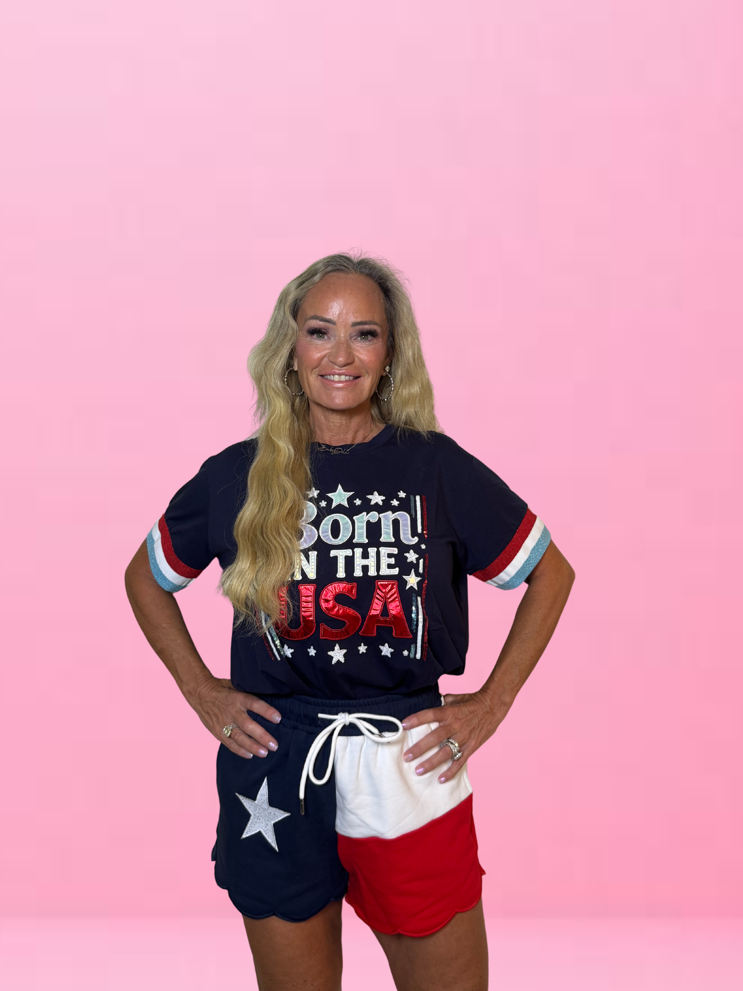 Born in the USA Sparkle T-Shirt