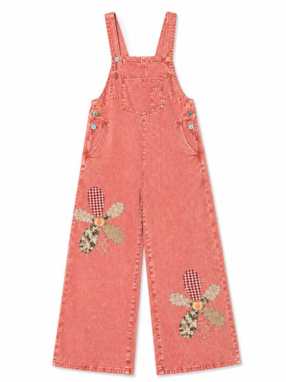 Overalls | Flower Patch Coral