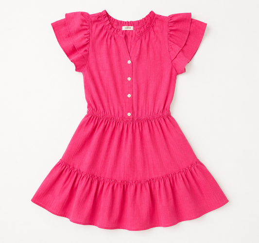Dress | Pink Ruffle