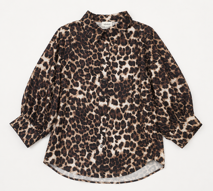Button-Up Shirt | Leopard