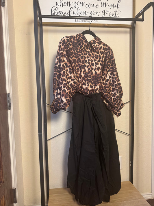Black Bubble Skirt