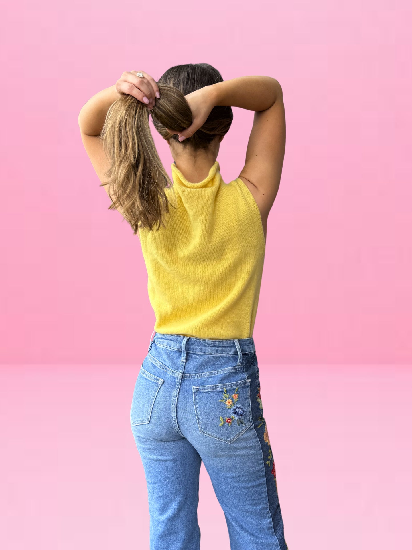 Cashmere Sweater | Yellow