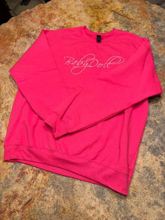 Hot Pink "It's My Turn" Sweater image 0