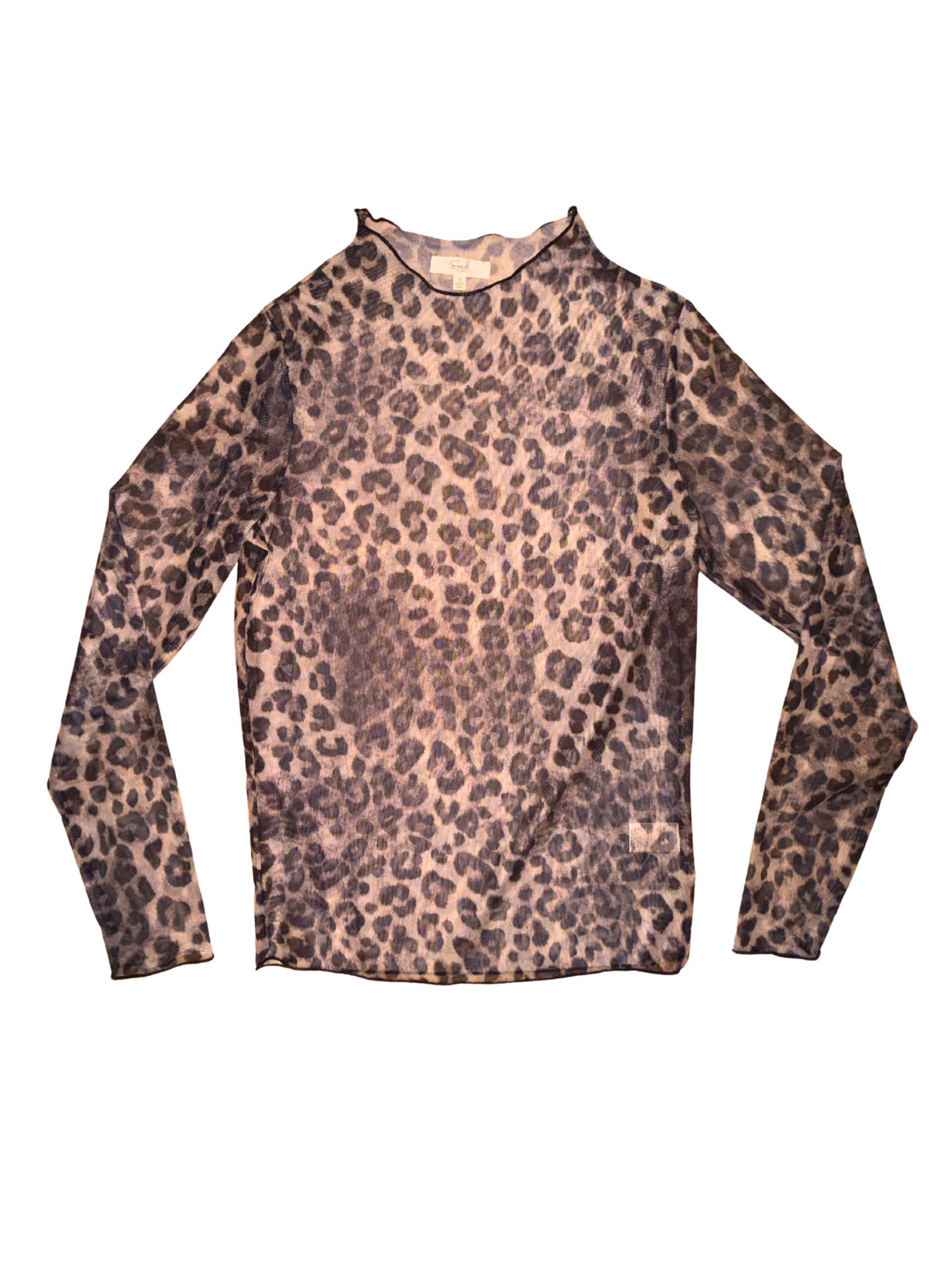 Mesh Top | Leopard Pattern | Brown