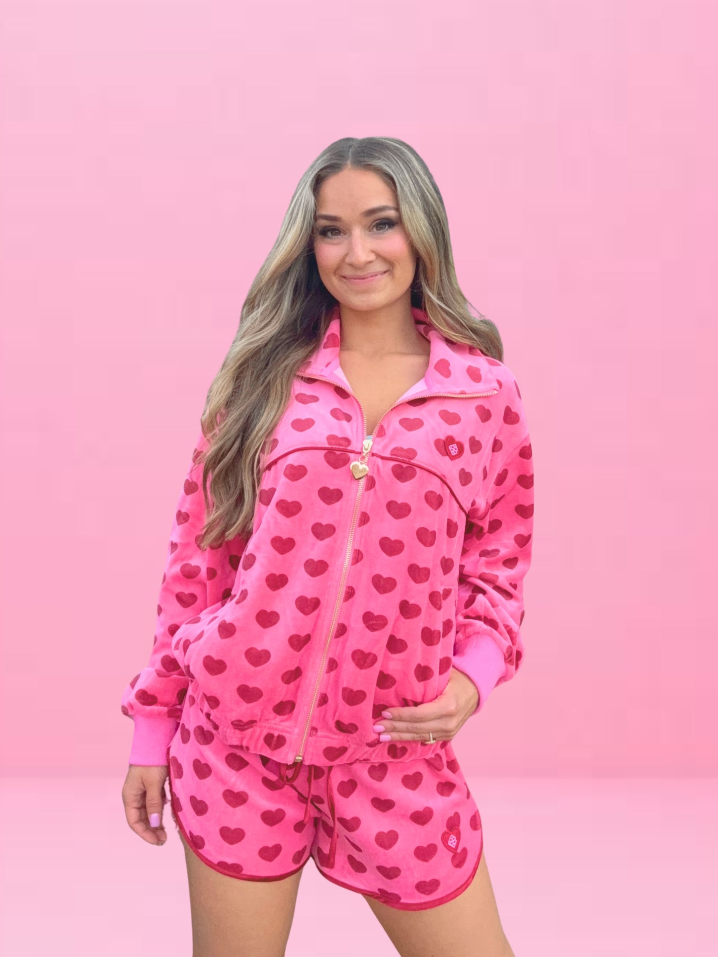 Sweat Set | Heart Print