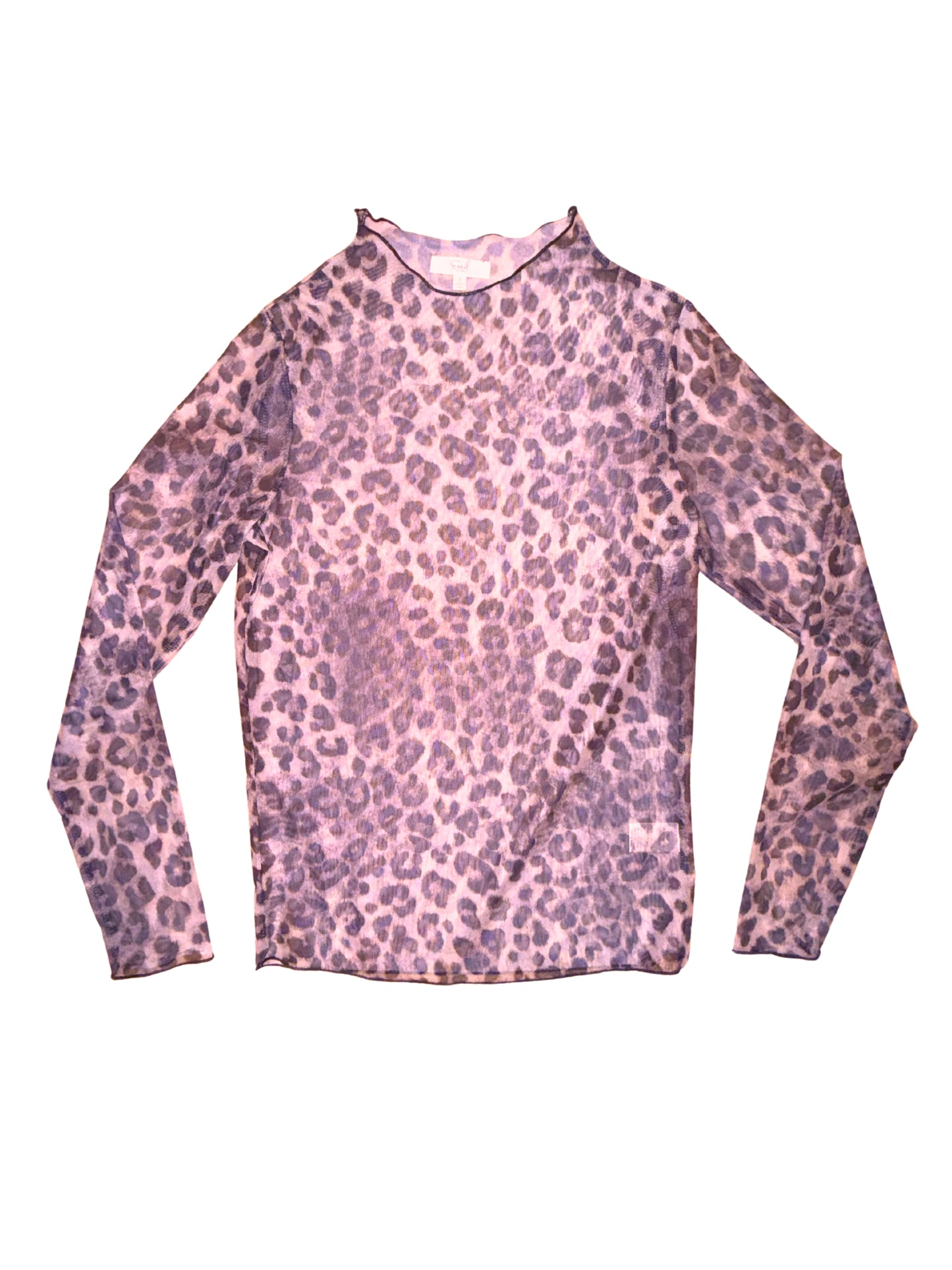 Mesh Top | Leopard Pattern | Pink & Purple