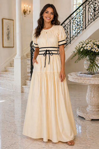 Long Dress - Cream