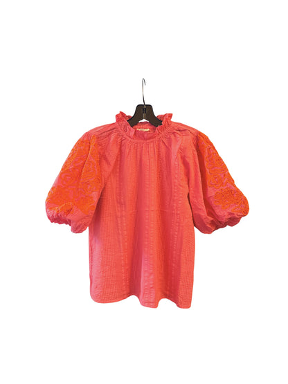 Puff Sleeve Top | Embroidered Detail