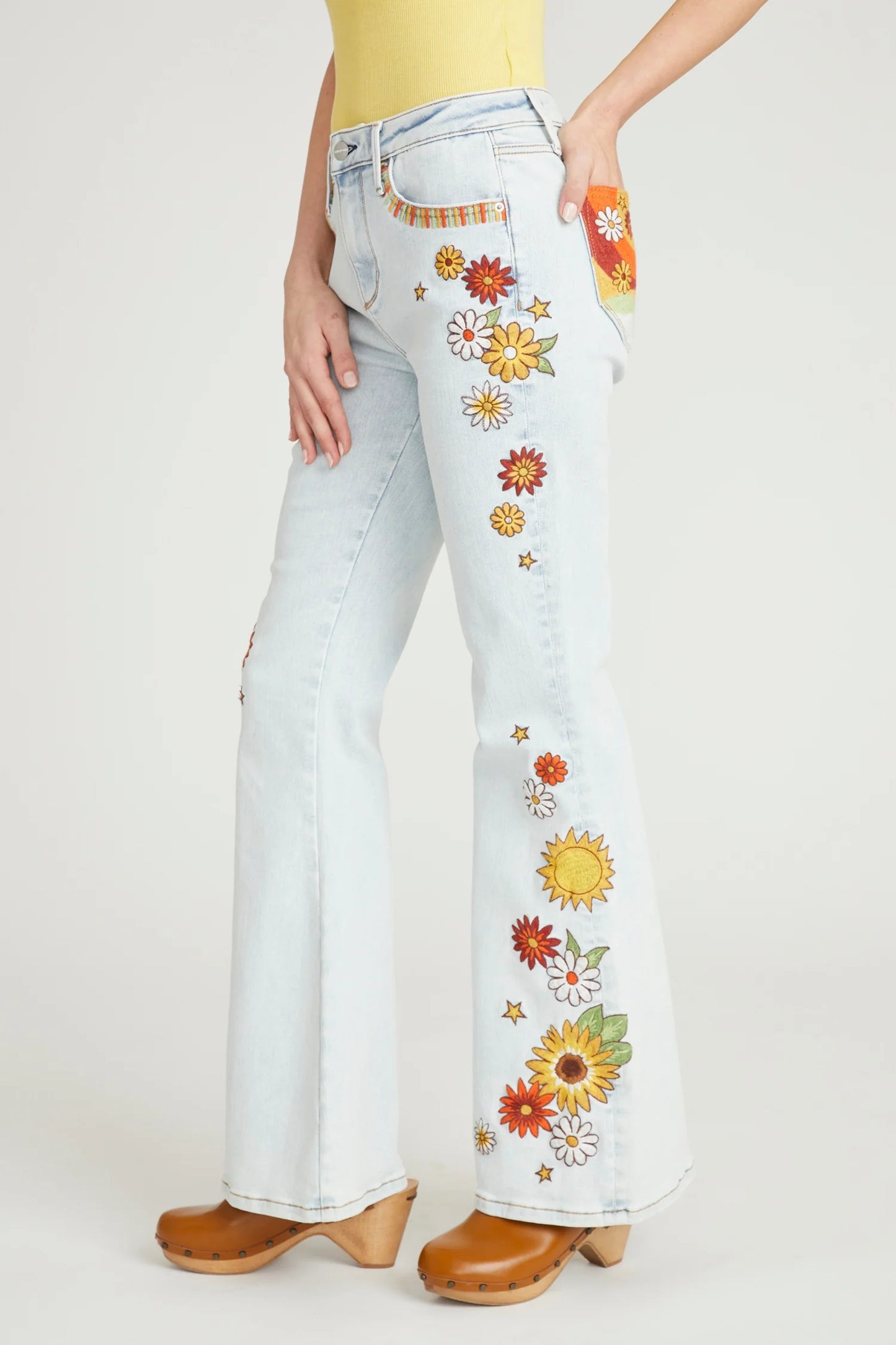 Sunflower Power Driftwood Jeans