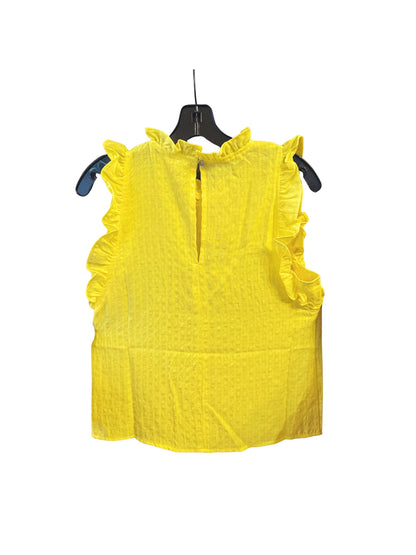 Ruffle Sleeve Top | Yellow